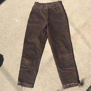 Levi’s native blue brown mom jeans